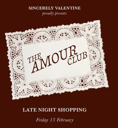 Vier de liefde tijdens de Sincerely Valentine’s Amour Club